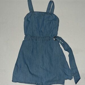 Sincerely Jules Asymmetrical Jean Romper